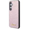 Guess GUHCS24SHGGSHP S24 S921różowy/pink hardcase Glitter Script